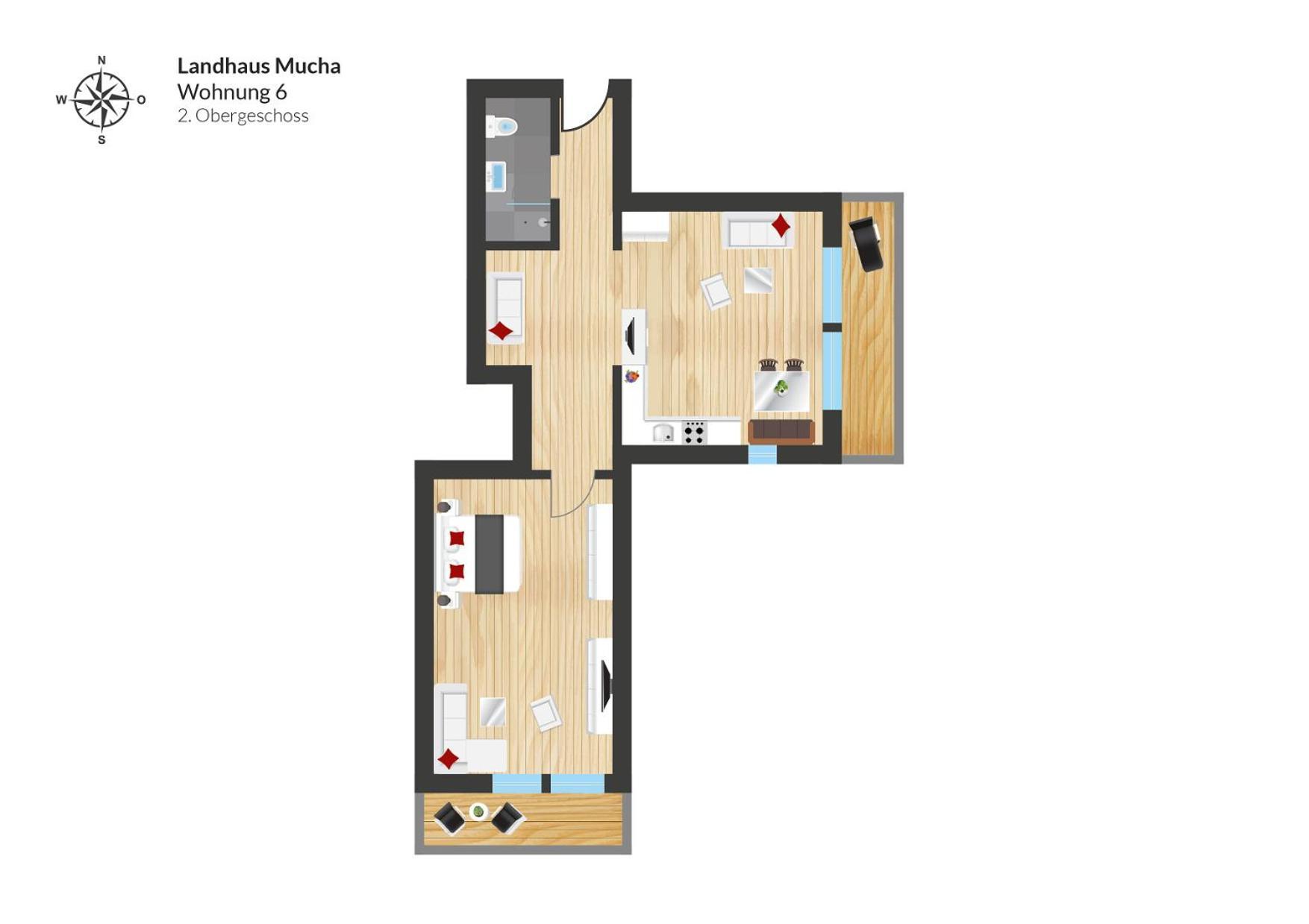 Mucha - - Naturpark Partner Apartment Bolsterlang